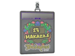 Sticker Slab | makazze (Embroidered) | Budapest 2025