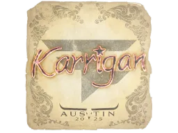 Sticker | karrigan | Austin 2025