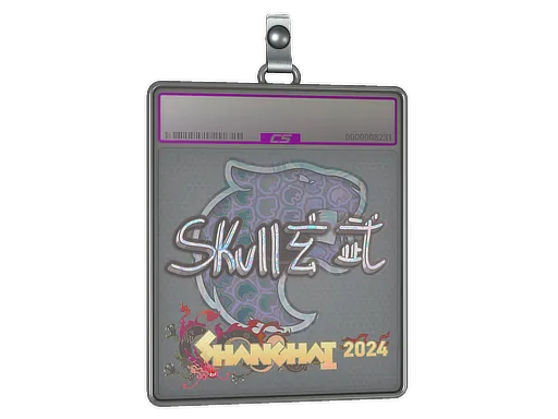 Sticker Slab | skullz (Holo) | Shanghai 2024
