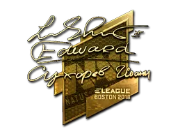 Sticker | Edward (Gold) | Boston 2018