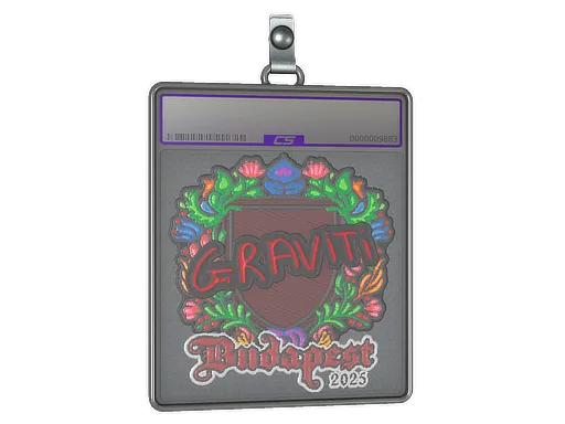 Sticker Slab | Graviti (Embroidered) | Budapest 2025