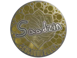 Sticker | saadzin (Foil) | Cologne 2026