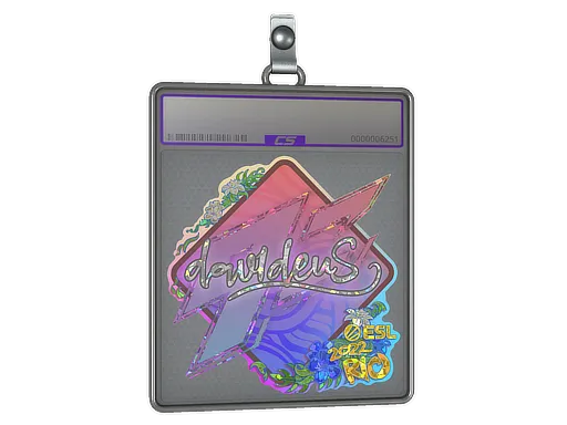 Sticker Slab | dav1deuS (Glitter) | Rio 2022
