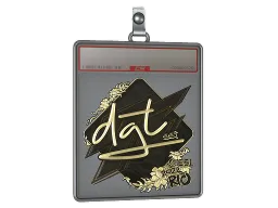 Sticker Slab | dgt (Gold) | Rio 2022