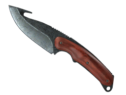 ★ StatTrak™ Gut Knife | Damascus Steel (Battle-Scarred)
