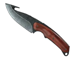 ★ StatTrak™ Gut Knife | Damascus Steel (Battle-Scarred)