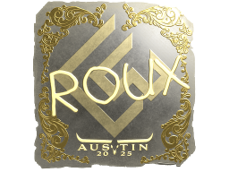 Sticker | ROUX (Gold) | Austin 2025