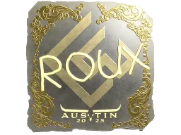Sticker | ROUX (Gold) | Austin 2025