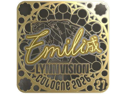 Sticker | EmiliaQAQ (Gold, Ranked) | Cologne 2026