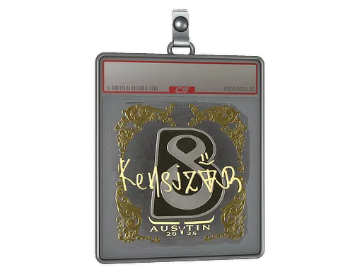 Sticker Slab | kensizor (Gold) | Austin 2025