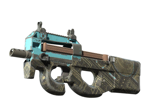 Souvenir P90 | Facility Negative (Well-Worn)