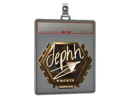 Sticker Slab | dephh (Gold) | London 2018