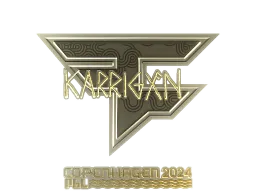 Sticker | karrigan (Gold) | Copenhagen 2024