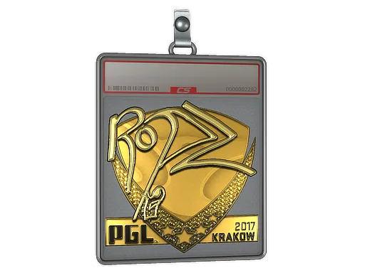 Sticker Slab | ropz (Gold) | Krakow 2017