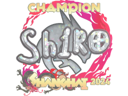 Sticker | sh1ro (Glitter, Champion) | Shanghai 2024