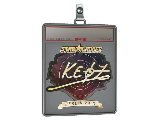 Sticker Slab | Keoz (Gold) | Berlin 2019
