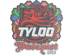 Sticker | TYLOO (Embroidered) | Budapest 2025
