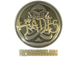 Sticker | hades (Gold) | Copenhagen 2024