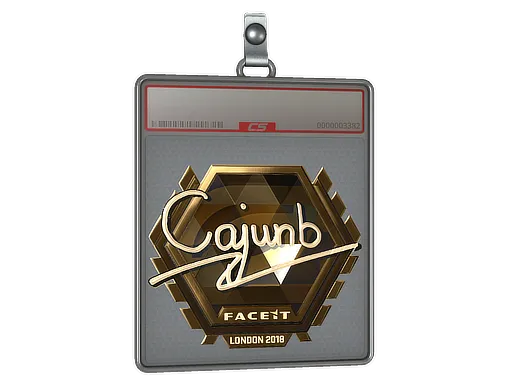 Sticker Slab | cajunb (Gold) | London 2018