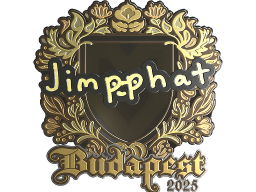 Sticker | Jimpphat (Gold) | Budapest 2025