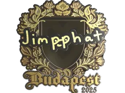 Sticker | Jimpphat (Gold) | Budapest 2025