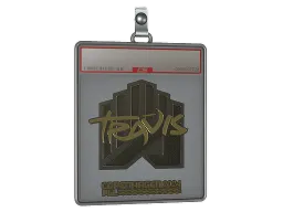 Sticker Slab | TRAVIS (Gold) | Copenhagen 2024