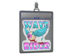 Sticker Slab | Miami Wave Rider