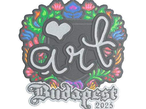 Sticker | arT (Embroidered) | Budapest 2025