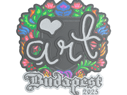 Sticker | arT (Embroidered) | Budapest 2025