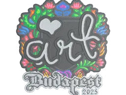 Sticker | arT (Embroidered) | Budapest 2025