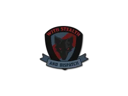 Sticker | Black Dog