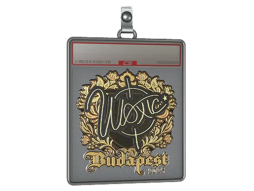Sticker Slab | woxic (Gold) | Budapest 2025