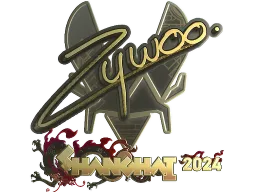 Sticker | ZywOo (Gold) | Shanghai 2024