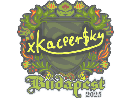 Sticker | xKacpersky | Budapest 2025