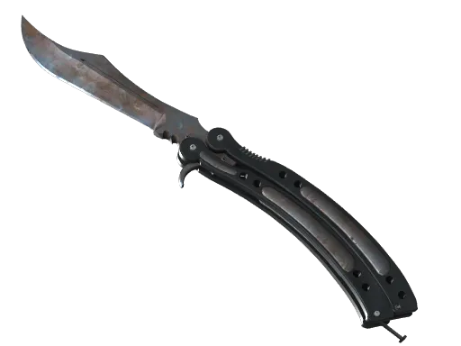★ StatTrak™ Butterfly Knife | Rust Coat (Well-Worn)