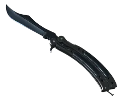 ★ StatTrak™ Butterfly Knife | Blue Steel (Factory New)