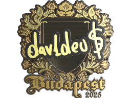 Sticker | dav1deuS (Gold) | Budapest 2025