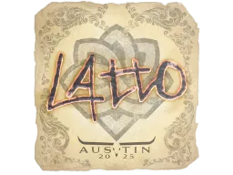 Sticker | latto | Austin 2025
