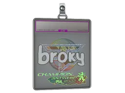 Sticker Slab | broky (Holo, Champion) | Antwerp 2022