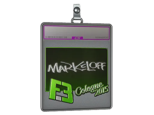 Sticker Slab | markeloff (Foil) | Cologne 2015