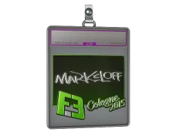 Sticker Slab | markeloff (Foil) | Cologne 2015