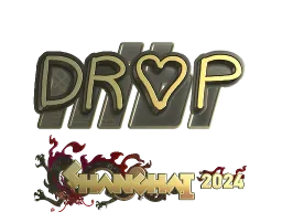 Sticker | drop (Gold) | Shanghai 2024