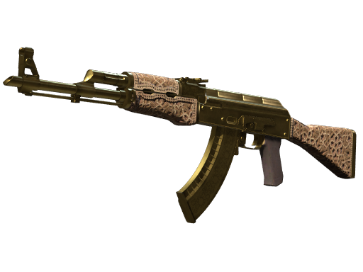 Souvenir AK-47 | Gold Arabesque (Well-Worn)