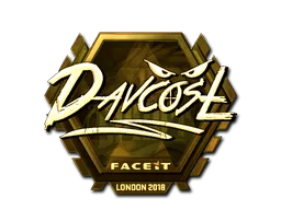 Sticker | DavCost (Gold) | London 2018