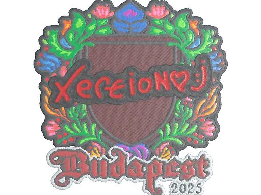Sticker | xertioN (Embroidered) | Budapest 2025