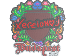 Sticker | xertioN (Embroidered) | Budapest 2025