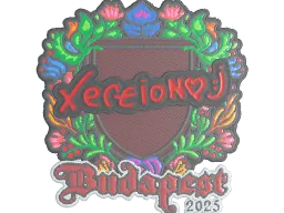 Sticker | xertioN (Embroidered) | Budapest 2025