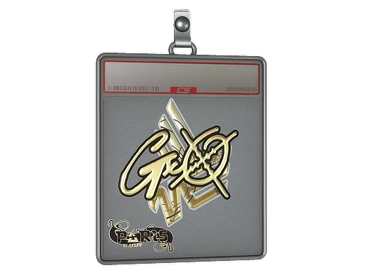 Sticker Slab | gxx- (Gold) | Paris 2023