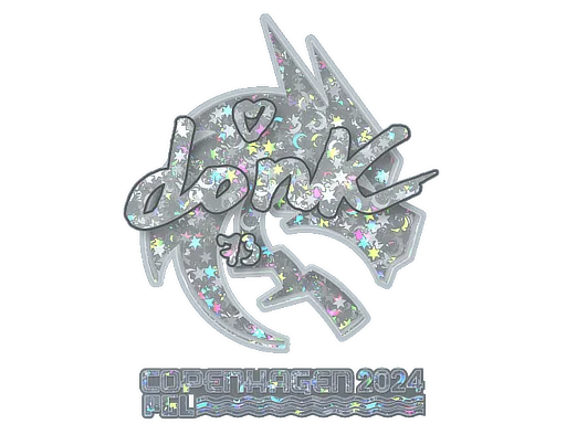 Sticker | donk (Glitter) | Copenhagen 2024