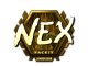 Sticker | nex (Gold) | London 2018